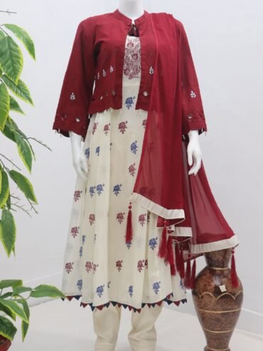 Pure Lawn Stuff Table Print Design 3 Pieces