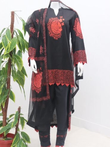 Pure Lawn Stuff Table Print Design 3 Pieces