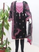 Pure Lawn Stuff Table Print & Embroidery Design 3 pieces