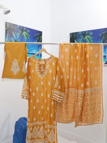 Pure Lawn Stuff Table Print Design 3 Pieces