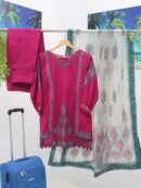 Pure Lawn Stuff Table Print Design 3 Pieces