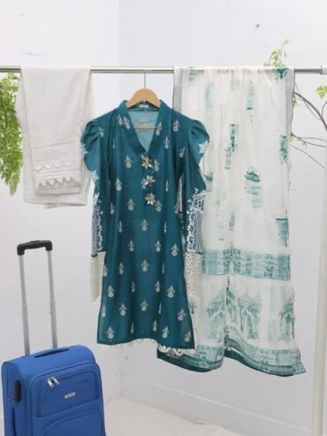 Pure Lawn Stuff Table Print Design 3 Pieces