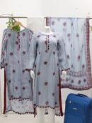 Pure Lawn Stuff Table Print Design 3 Pieces