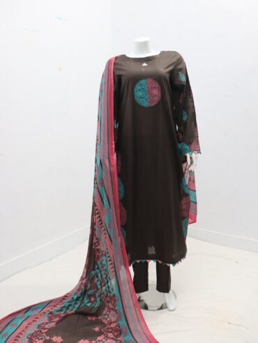 Pure Lawn Stuff Table Print Design 3 Pieces