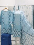 Pure Lawn Stuff Table Print Design 3 pieces