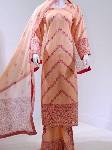 Pure Lawn Stuff Table Print Design 3 Pieces