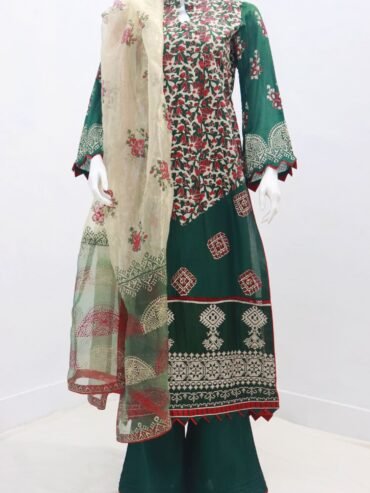 Pure Lawn Stuff Table Print Design 3 Pieces