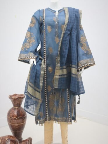 Pure Lawn Stuff Table Print Design 3 Pieces