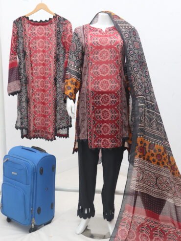 Pure Swiss Lawn Stuff Design 3 Pieces