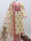 Pure Lawn Stuff Table Print Design 3 Pieces