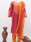 Pure Lawn Stuff Table Print Design 3 Pieces