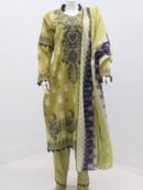 Pure Lawn Stuff Block Print Design 3 Pieces