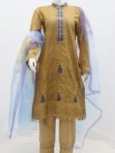 Pure Lawn Stuff chikankari Design 3 Pieces